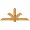 Ekena Millwork Redmond Rough Sawn Timber Gable Bracket, Western Red Cedar, 72"W x 30"H x 4"D x 6"F, 10/12 Pitch GBW072X30X0406RED00RWR - alternate 1